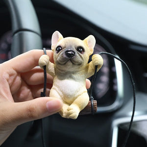 GeckoCustom New Resin Cute Dog Anime Car Accessories