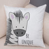 GeckoCustom Nordic Zebra Hippo Giraffe Lion Crocodile Pillow Case Decor Animal Cushion Cover for Sofa Pillowcase Pillow Covers 45x45cm