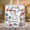 GeckoCustom Nurse Daily Affirmations Back To School Tote Bag TH10 891463 12x14.2 in