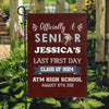 GeckoCustom Officially A Senior 2024 Back To School Flag 12"x18"