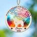 GeckoCustom Once By My Side, Forever In My Heart Memorial Suncatcher Personalized Gift K228 889687