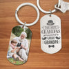 GeckoCustom Only The Best Grandpas Grandpa Family Metal Keychain HN590