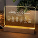 GeckoCustom Our Story So Far Timeline Couple Family Acrylic Plaque LED Night Light Personalized Gift N304 889996 Acrylic / 7.9"x4.5"