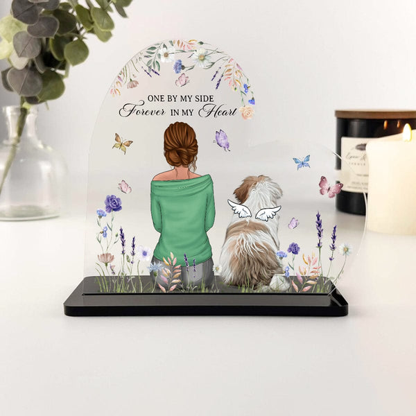 Owner And Dog Memorial Heart Acrylic Block Personalized Gift DA199 890 ...