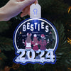 GeckoCustom Personalized 2024 Besties Forever Led Acrylic Ornament For Besties HO82 893272 3 inches