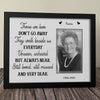 GeckoCustom Personalized Custom Picture Frame, Gift For Dad, Gift For Grandpa, Those We Love Don't Do Away