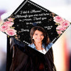 GeckoCustom Personalized Custom Text And Photo Graduation Topper HN590 9.5"x9.5"