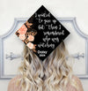 GeckoCustom Personalized Custom Text I Wanted To Give Up Graduation Topper HN590 9.5"x9.5"