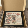 GeckoCustom Personalized Dog Cat Memorial Picture Frame The Moment That You Left Me, Dog Lover Gift 10"x8"