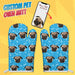 GeckoCustom Personalized Dog Photo With Accessory Pattern Oven Mitt DA199 889068 2 Oven Mitts