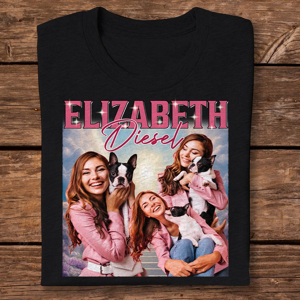 GeckoCustom Personalized Face Portrait Photo With Retro Style Shirt DA199 889685