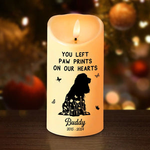 GeckoCustom Personalized Forever Loved, Always In Our Hearts Memorial LED Candle HA75 891732