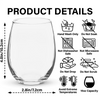 GeckoCustom Personalized Gift Anniversary You're Still Hotter Than This Stemless Wine Glass For Couples LM32 893059 14.5 oz