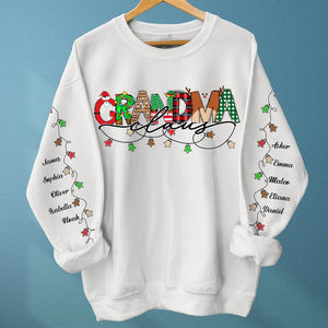 GeckoCustom Personalized Gift Family Name Claus Christmas Light Sweatshirt For Family, Lover TH10 891741