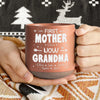 GeckoCustom Personalized Gift First Mom Now Grandma Engraved Pottery Mug HO82 891921