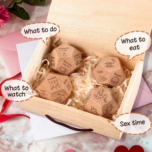 GeckoCustom Personalized Gift For Couples Date Night Dice TH10 892289