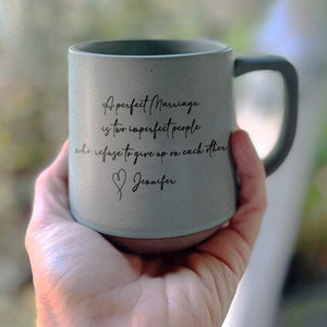 GeckoCustom Personalized Gift Handwritten Chritsmas Quote Printed Pottery Mug - Perfect for Family, Bestie LM32 891953