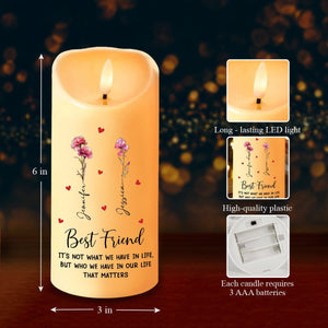 GeckoCustom Personalized Gift I’m Here For You, No Matter What LED Candle For Bestie HA75 891835