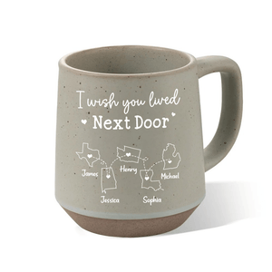 GeckoCustom Personalized Gift I Wish We Lived Closer Bestie Printed Pottery Mug For Bestie LM32 891955