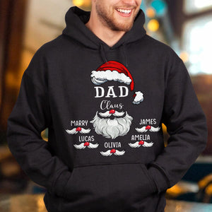 GeckoCustom Personalized Gift Papa Claus And Grandkids Christmas Sweatshirt For Family HO82 891791