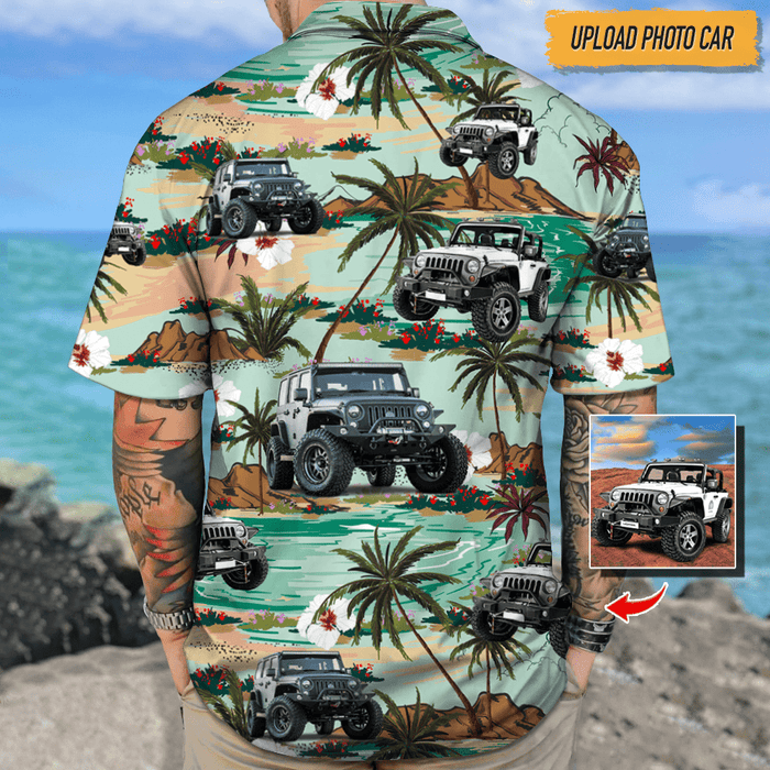 GeckoCustom Personalized Hawaiian Shirt Upload Car Photo N369 888386 120728