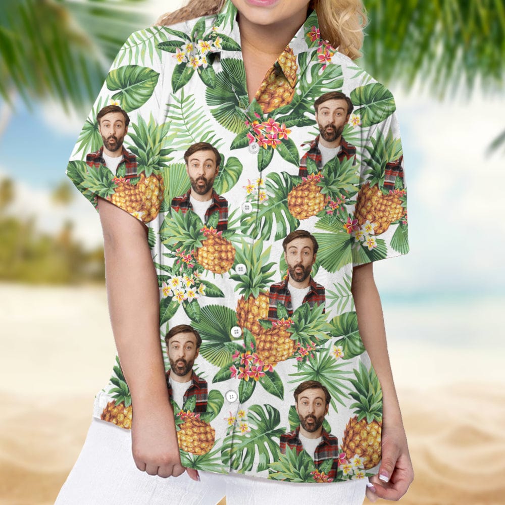 GeckoCustom Personalized Hawaiian Shirt Upload Photo And Custom Background N369 888372 120728
