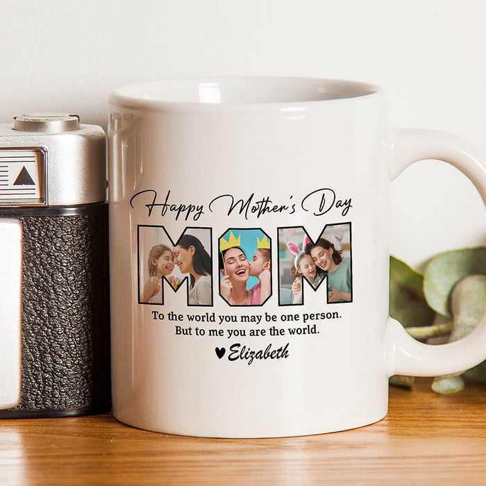 GeckoCustom Personalized Photo Happy Mother's Day To Mom Mug DA199 889069