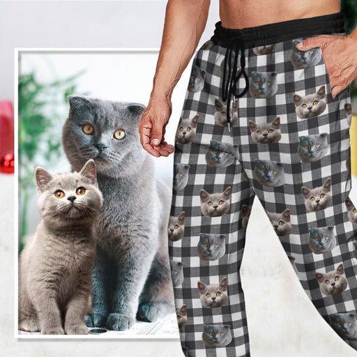 GeckoCustom Personalized Sweatpants Photo Dog Cat N369 888993 54298 For Man / XS