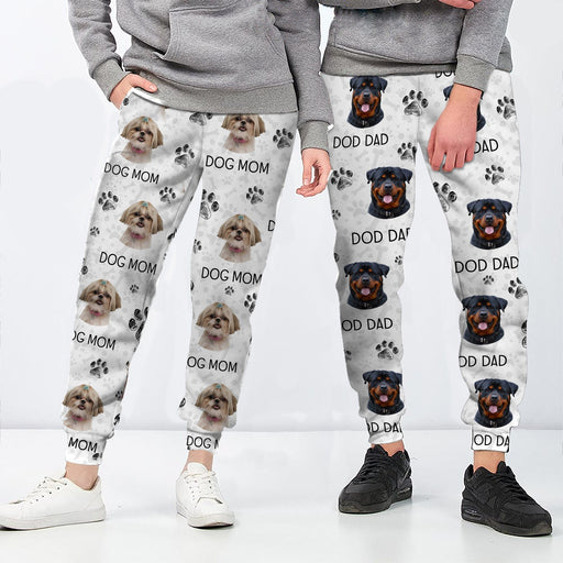 GeckoCustom Personalized Sweatpants Photos Dog Dad Dog Mom For Men and Women N369 889802 54298 For Man / XS