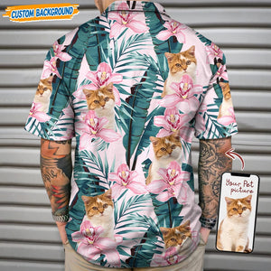GeckoCustom Personalized Upload Dog Cat Photo Hawaiian Shirt T368 889434