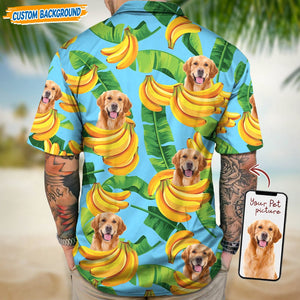 GeckoCustom Personalized Upload Dog Cat Photo Hawaiian Shirt T368 889438