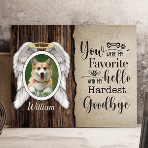 GeckoCustom Personalized Upload Photo Pet Canvas T286 HN590