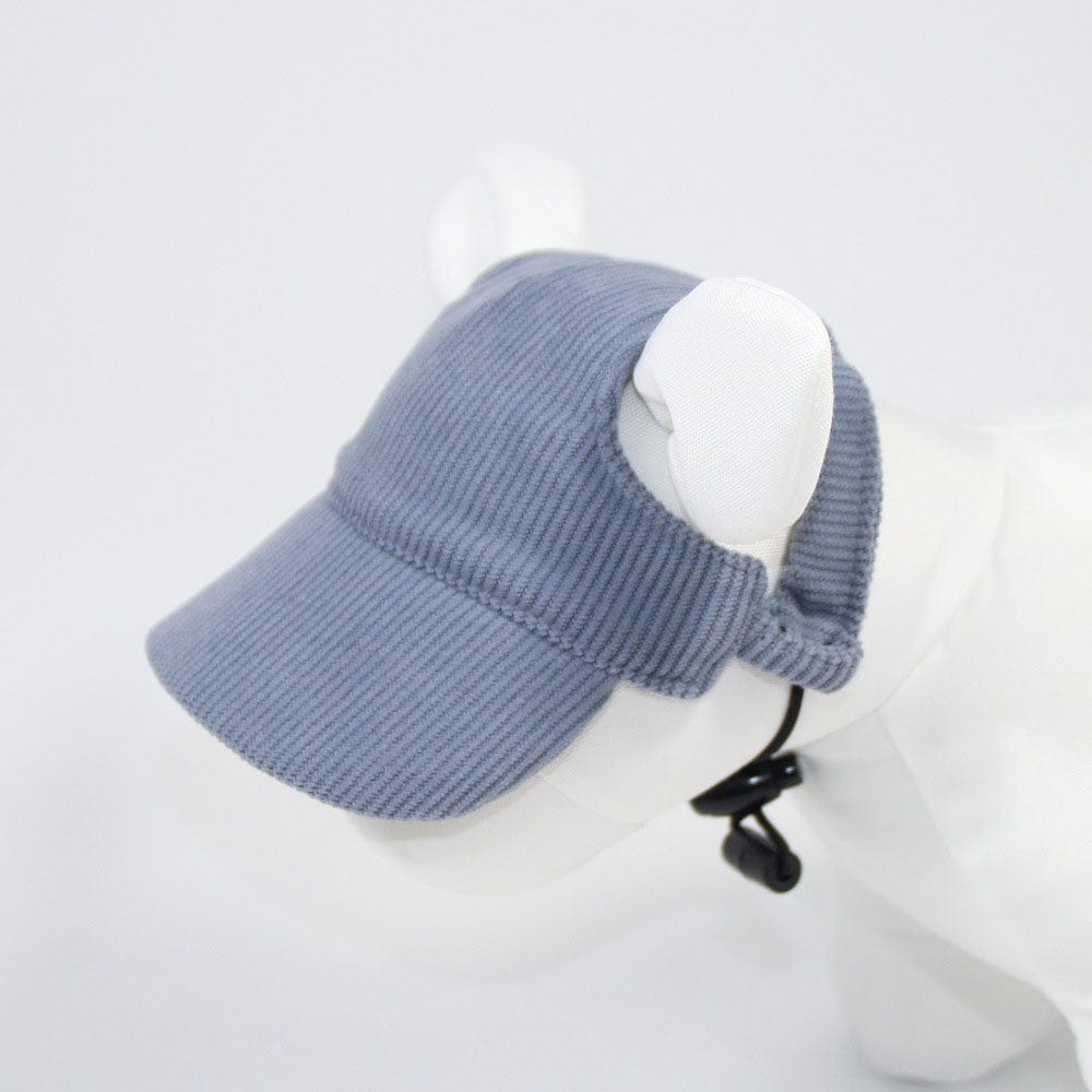 GeckoCustom Pet Baseball Caps Cute Dog Sun Hats Puppy Wear-resistant Peaked Cap Summer Outdoor Sun-proof Universal Solid Oxford Caps D-blue / XS