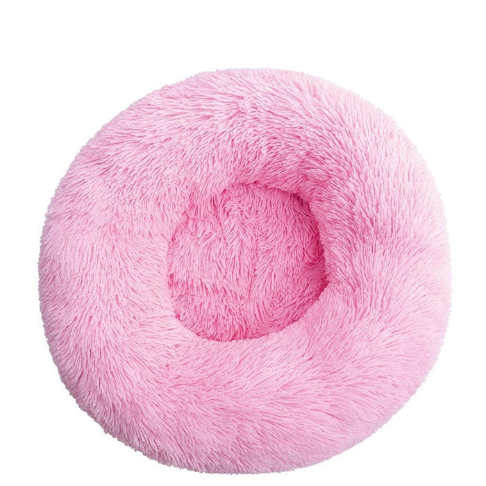 GeckoCustom Pet Dog Bed Comfortable Donut Cuddler Round Dog Kennel Ultra Soft Washable Dog and Cat Cushion Bed Winter Warm Sofa hot sell J / S 40CM