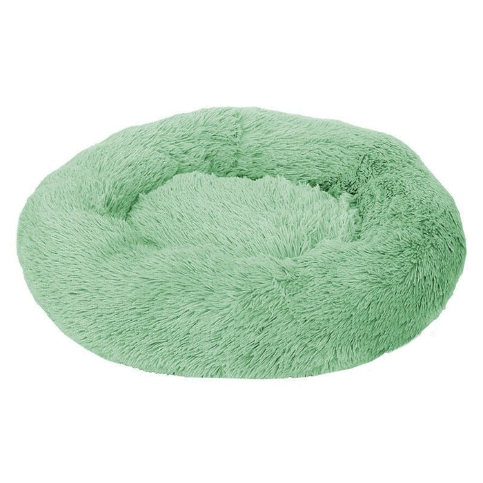 GeckoCustom Pet Dog Bed Comfortable Donut Cuddler Round Dog Kennel Ultra Soft Washable Dog and Cat Cushion Bed Winter Warm Sofa hot sell F / S 40CM