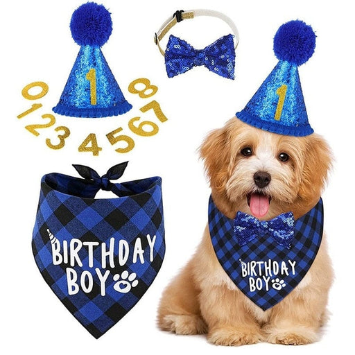 GeckoCustom Pet Party Decoration Set Dog Birthday