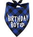 GeckoCustom Pet Party Decoration Set Dog Birthday blue