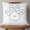 GeckoCustom Pet Photo Pillow, Custom Dog Photo Throw Pillow, Personalized Gift For Dog Lovers SG02