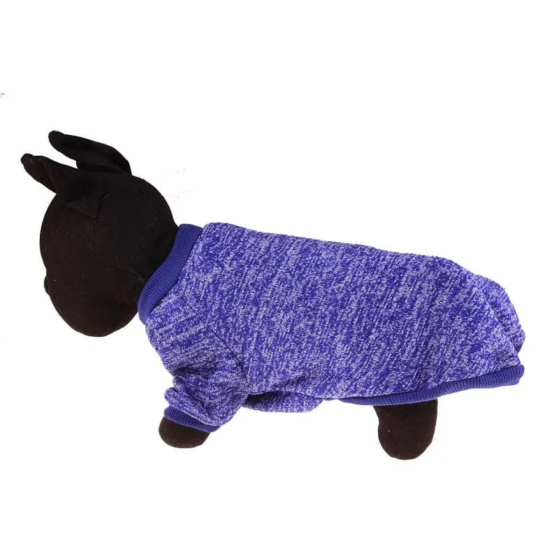 GeckoCustom Pet Supplies Pet Clothes Clothes Cat Winter Warm Clothes Fashion Clothes Coat Chihuahua Dog Clothes Rabbit Animal Spring Deep blue / XS 0.5-1.2KG