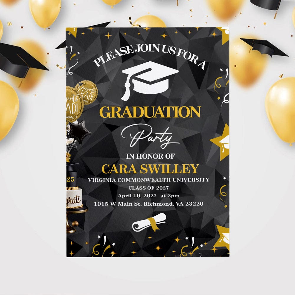 Please Join Us For A Graduation Party Graduation Greeting Card - Geckocustom.com Please Join Us For A Graduation Party Graduation Greeting Card - Geckocustom.com