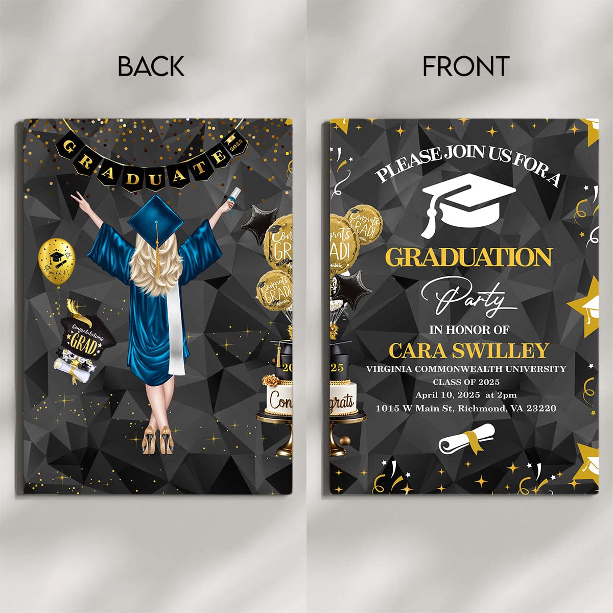 Please Join Us For A Graduation Party Graduation Greeting Card - Geckocustom.com Please Join Us For A Graduation Party Graduation Greeting Card - Geckocustom.com