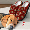 GeckoCustom Plush Slippers Custom face Photo Dog Cat N369 HN590 120728