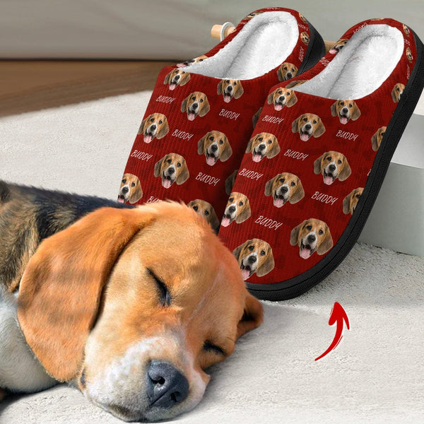 Custom made 2025 dog slippers