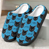 GeckoCustom Plush Slippers Custom face Photo Dog Cat N369 HN590