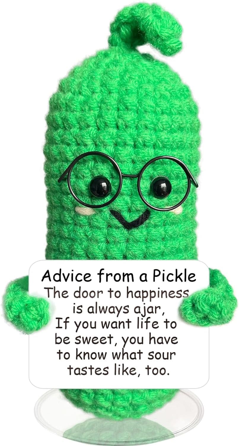 Crochet Positive Potato Grammy Gift - 30 Interchangeable Message Signs, Handmade Sentimental Gift For Grandma