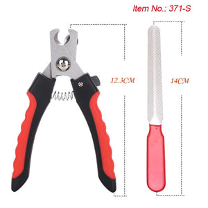 GeckoCustom Professional Pet Cat Dog Nail Clipper Cutter With Sickle Stainless Steel Grooming Scissors Clippers for Pet Claws Dog Supplies 371-S / As the pictures show