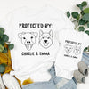 GeckoCustom Protected By Dog Baby Onesie Baby Shirt K228 889659