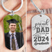 GeckoCustom Proud Dad Of A Class Of 2022 Graduate Graduation Metal Keychain HN590
