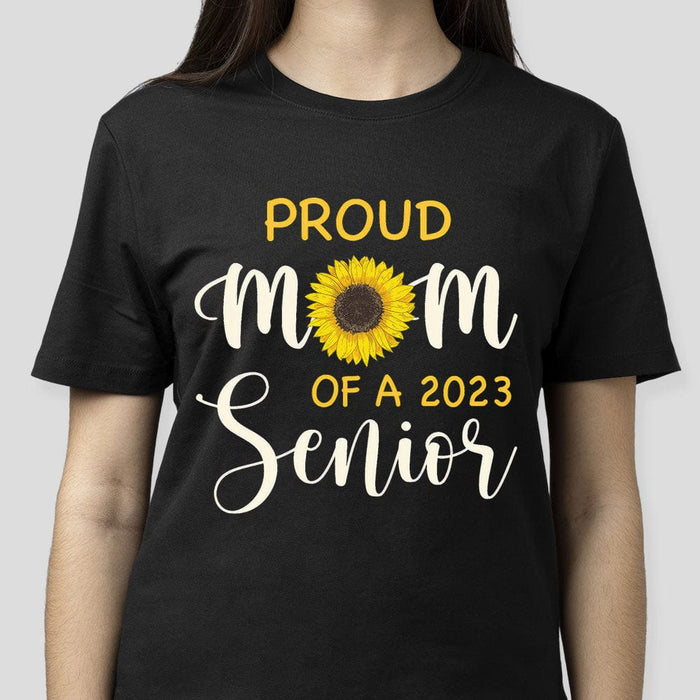 GeckoCustom Proud Mom Sunflower Senior 2023 Shirt