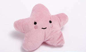 GeckoCustom Puppy Dog Plush Squeaky Toys for Small Medium Dogs Bone Aggressive Chewers for Pet Cat Products Puppy Accessories five-pointed star p / 1 Pc